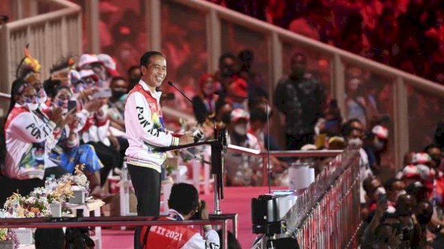 Membuka PON XX, Presiden Jokowi: Kita Bangga Berada di Tanah Papua