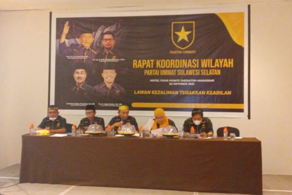 Partai Ummat Sulsel Gelar Rakorwil, Tegaskan Akan Bersaing dengan Parpol Lain