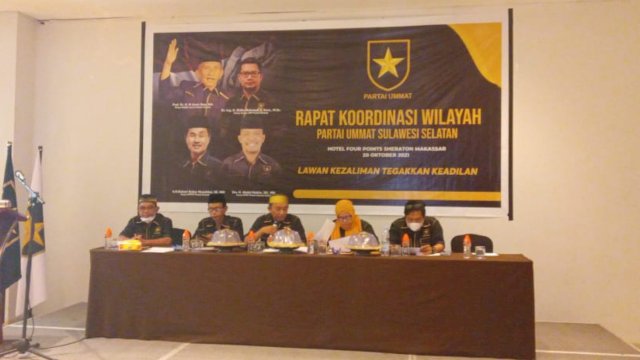 Partai Ummat Sulsel Gelar Rakorwil, Tegaskan Akan Bersaing dengan Parpol Lain