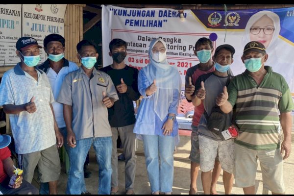 Legislator NasDem Sulsel Cicu Kundapil di Mariso, Tegaskan Anggaran Pemulihan Ekonomi Harus Support Kelompok Nelayan