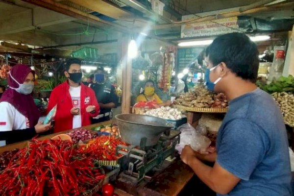 Longgarkan Aktivitas UMKM, Pendisiplinan Prokes Pedagang Pasar di Takalar Diawasi