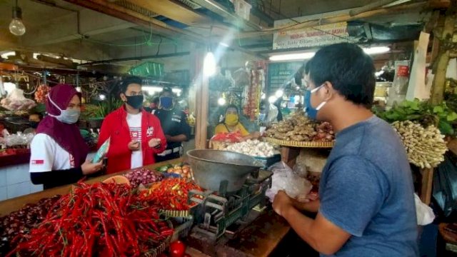 Longgarkan Aktivitas UMKM, Pendisiplinan Prokes Pedagang Pasar di Takalar Diawasi