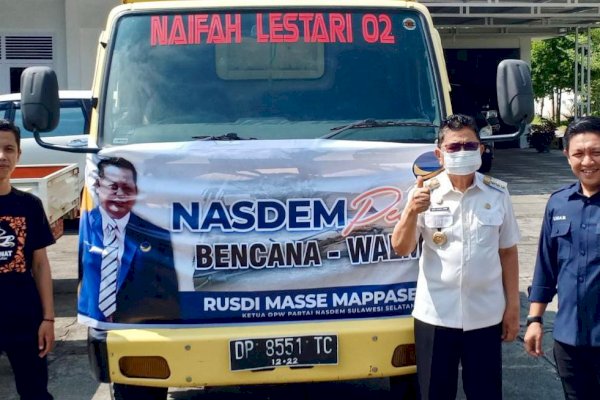 Dapat Instruksi RMS, NasDem Palopo Salurkan Bantuan ke Korban Banjir-Longsor Walmas Luwu Sulsel