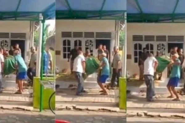 Video Jenazah Jatuh dari Keranda Hendak Dikuburkan Bikin Merinding