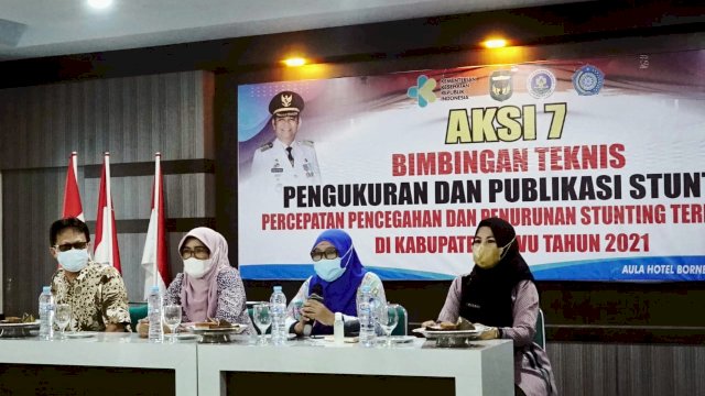 Dinkes Luwu Sulsel Gelar Bimtek Pengukuran dan Publikasi Stunting