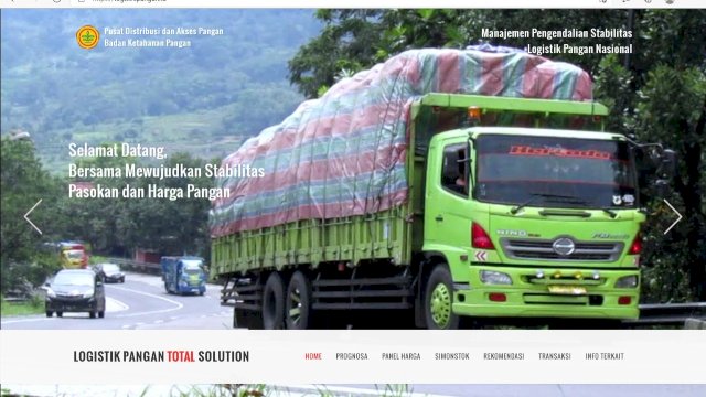 Website Logistik Pangan Permudah Pengendalian Stabilitas Pangan