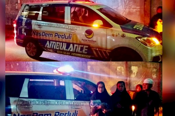 Pilu Ortu Tak Bisa Pulangkan Jenazah Bayinya ke Parepare Sulsel, Dibantu Ambulans NasDem