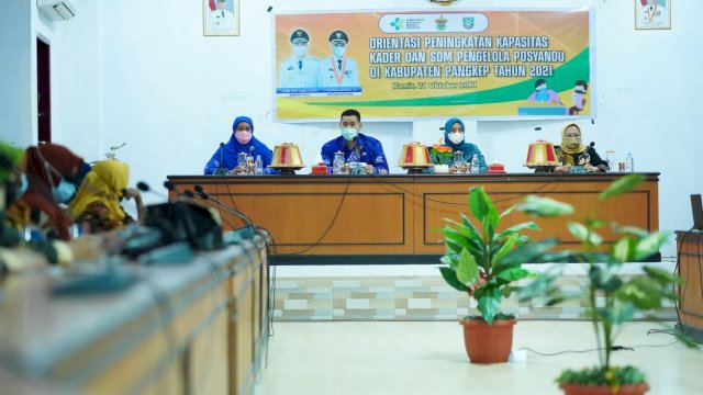 Pemkab Pangkep Gelar Orientasi Peningkatan Kapasitas Kader dan Pengelola Posyandu