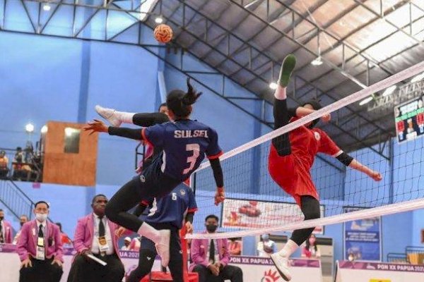 Hebat! Sepak Takraw Sulsel Juara Umum di PON Papua