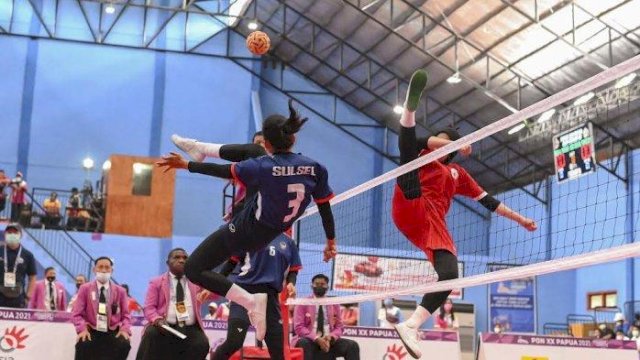 Hebat! Sepak Takraw Sulsel Juara Umum di PON Papua