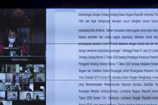 MK Putuskan Undang-undang Covid-19 hanya Berlaku 2 Tahun