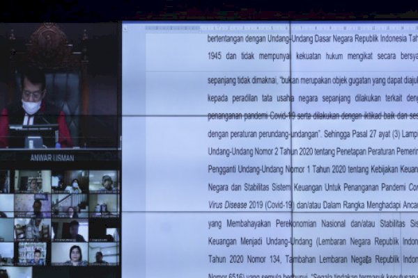 MK Putuskan Undang-undang Covid-19 hanya Berlaku 2 Tahun 