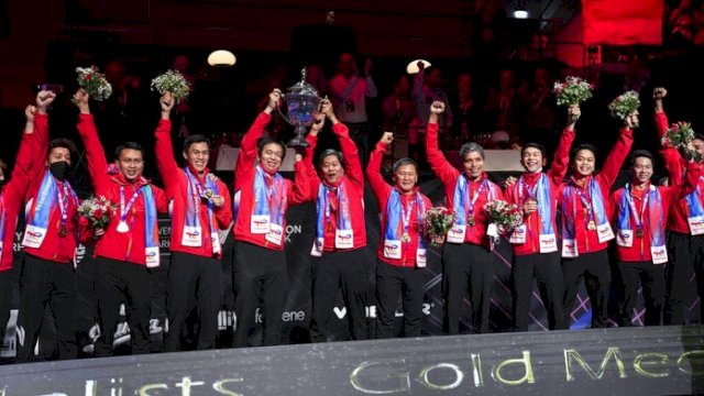 Presiden Jokowi: Piala Thomas Akhirnya Kembali Setelah Penantian 19 Tahun, Selamat!