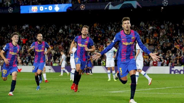 Tekuk Dynamo Kiev 1-0, Barcelona Raih Kemenangan Pertama di Liga Champions