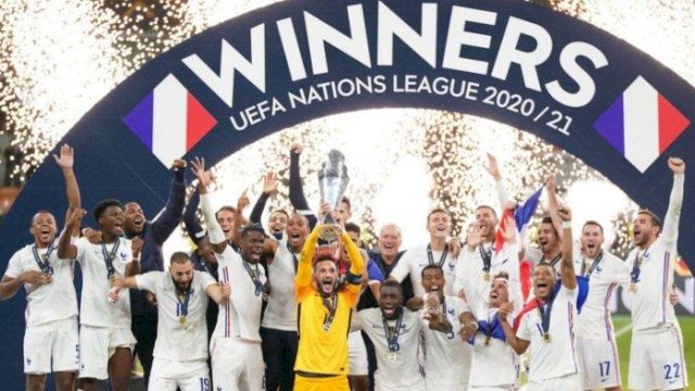 Taklukan Spanyol, Prancis Juara UEFA Nations League 2021