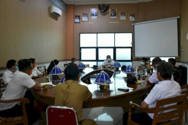 Koordinasi Penanganan Penyebaran Covid-19 di Kabupaten Takalar