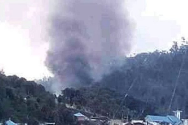 Kantor Airnav di Intan Jaya Papua Terbakar, Para Personel Dievakuasi ke Gereja