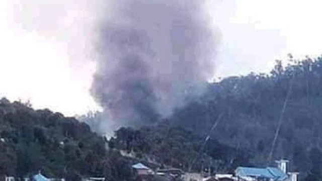 Kantor Airnav di Intan Jaya Papua Terbakar, Para Personel Dievakuasi ke Gereja