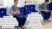 Viral, Pria Shalat dalam Posisi Duduk di KRL, Netizen Akui Tertampar dan Nangis
