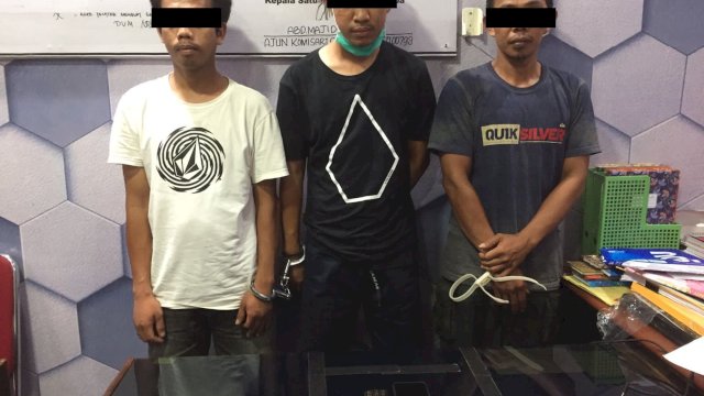 Edarkan Sabu, Tiga Pemuda di Barru Sulsel Diringkus Polisi