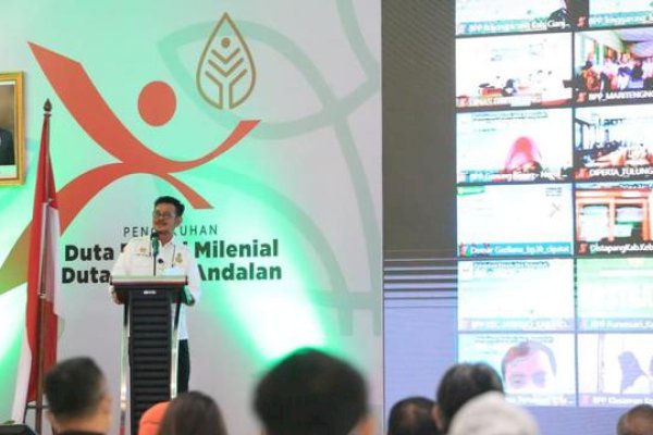 Dibuka Presiden Jokowi, Mentan Cetak 2.000 Petani Milenial dan Andalan Nasional