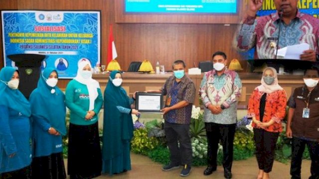 Bupati Maros Buka Acara Sosialisasi Kepemilikan Akta Kelahiran