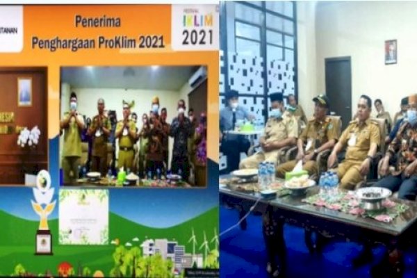 Maros Raih Penghargaan Tropi Proklim Utama dari Kementerian Lingkungan Hidup dan Kehutanan RI