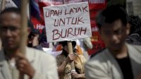 Buruh di Makassar Tolak UMK 2022