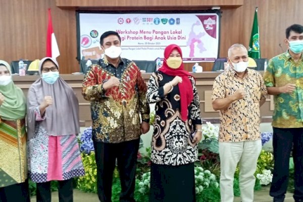 Pengentasan Stunting, Bupati Maros Buka Workshop Menu Pangan Lokal Tinggi Protein Bagi Anak Usia Dini