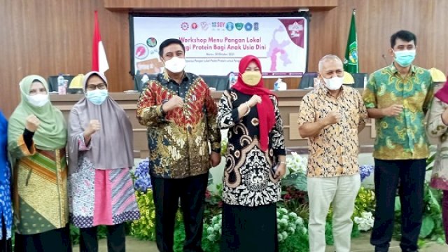 Pengentasan Stunting, Bupati Maros Buka Workshop Menu Pangan Lokal Tinggi Protein Bagi Anak Usia Dini