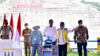 Plt Gubernur Sulsel Dampingi Jokowi Resmikan Bendungan Karalloe di Gowa-Jeneponto