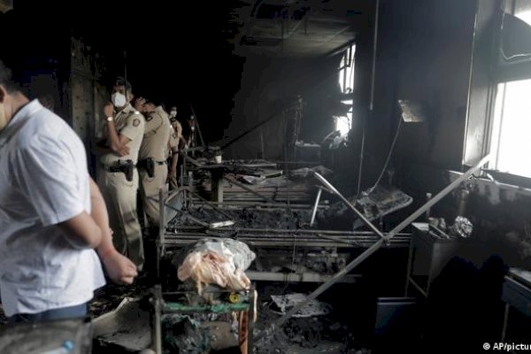 Rumah Sakit Terbakar, 11 Pasien Covid-19 Tewas