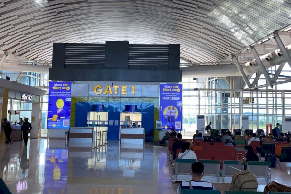 Pagi-pagi Listrik Padam di Bandara Hasanuddin Makassar, Penumpang Kepanasan