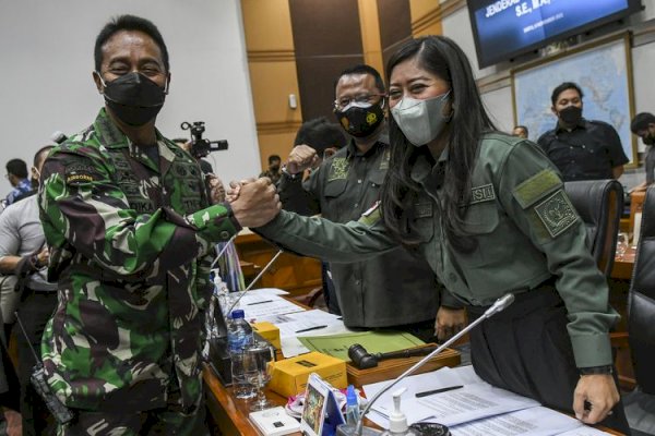 DPR Gelar Rapat Paripurna Persetujuan Andika Perkasa Jadi Panglima-TNI