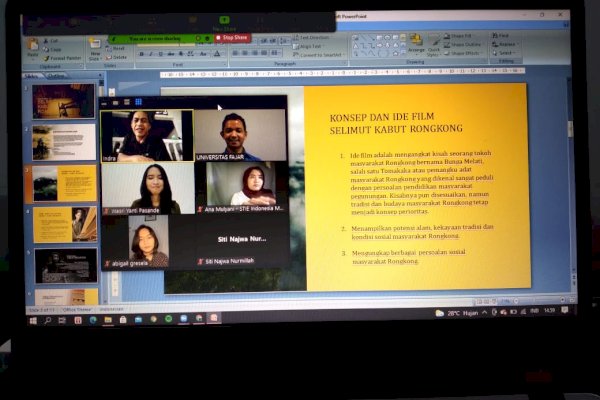 Mahasiswa Perturakan Merdeka Unifa Nobar Film Selimut Kabut Rongkong