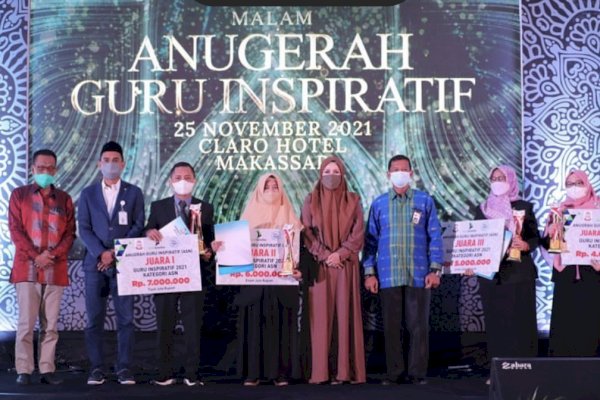 HGN 2021, Ketua Dewan Pendidikan Makassar Rudianto Kumpulkan Guru Non-PNS, Beri Penghargaan yang Inspiratif dan Sang Pengabdi