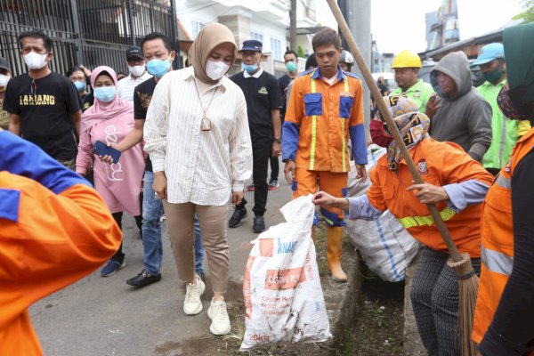 Persiapan HUT Makassar ke 414 Tahun, Wawali Fatmawati Tinjau Lorong Wisata Bambapuang