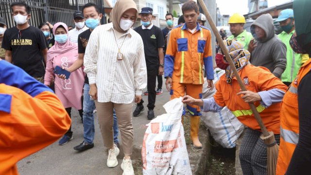 Persiapan HUT Makassar ke 414 Tahun, Wawali Fatmawati Tinjau Lorong Wisata Bambapuang