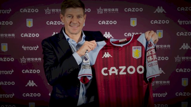 Pelatih baru Aston Villa, Steven Gerrard. (Foto: Aston Villa)