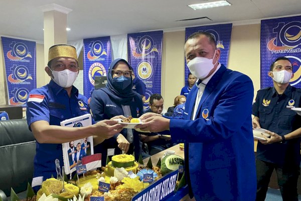 10 Tahun NasDem, Bendahara DPW Sulsel Muh Sadar: Momen Bersyukur dan Refleksi Diri