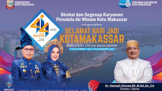Besok! Karyawan Serentak Makan Kue Tradisional, Cara Perumda Air Minum Makassar Peringati HUT Makassar
