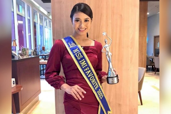 Keren! Nur Aliyah Patwa dari Sulawesi Selatan Terpilih sebagai Miss IMI Favorit 2021