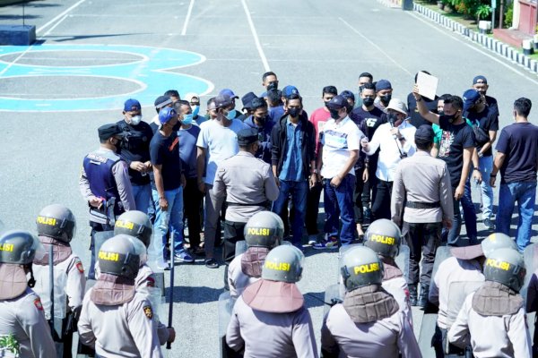 Saksikan Simulasi Pengamanan Pilkades di Pangkep, Bupati Yusran: Semoga Berjalan Aman dan Bebas Covid-19