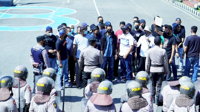 Saksikan Simulasi Pengamanan Pilkades di Pangkep, Bupati Yusran: Semoga Berjalan Aman dan Bebas Covid-19