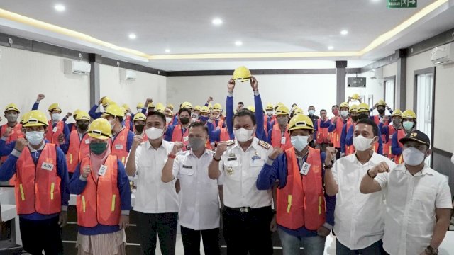 Tenaga Kerja Konstruksi Luwu Sulsel Terima Pembekalan dan Uji Sertifikasi