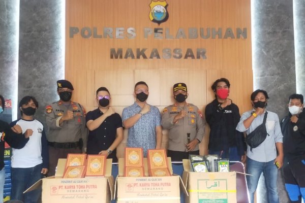 IJTI Gandeng Polres Pelabuhan Makassar Bumikan Alquran