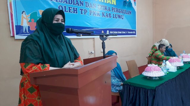 Tingkatkan SDM Pengurus, TP PKK Luwu Sulsel Gelar Pelatihan Kepribadian Dan Etika Pergaulan