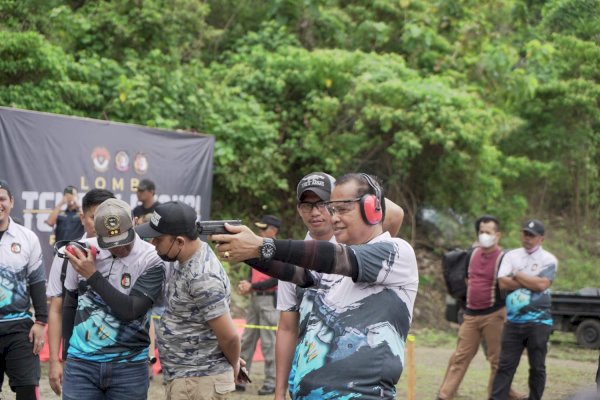 Bupati Basmin Buka Lomba Tembak Reaksi Perbakin Luwu Cup 2021