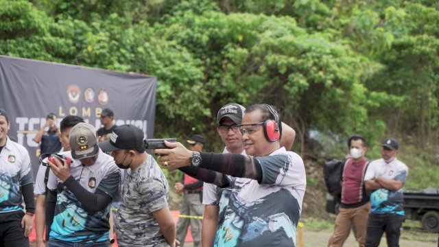 Bupati Basmin Buka Lomba Tembak Reaksi Perbakin Luwu Cup 2021