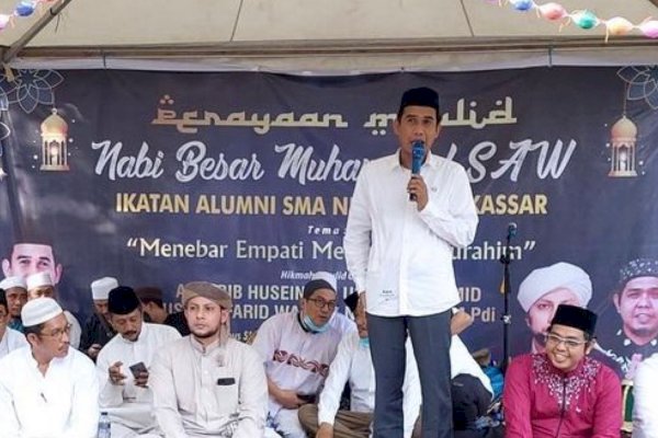 Gelar Maulid, Ketua IKA SMA 6 Makassar Rudianto Lallo Sampaikan Kabar Gembira: Kita Akan Miliki Sekretariat Tetap!